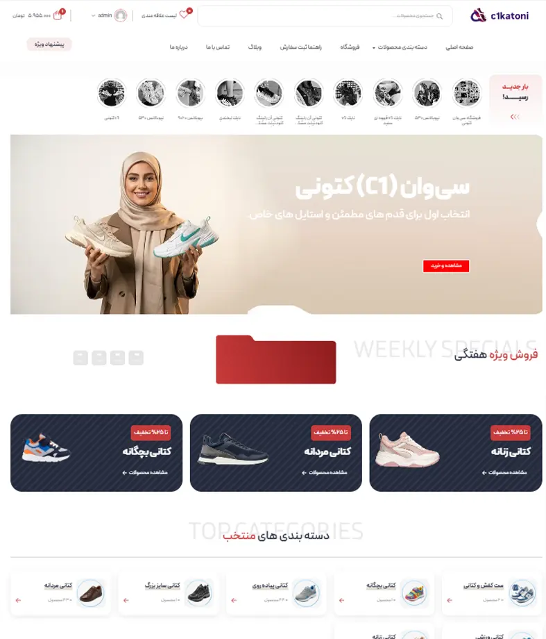 طراحی سایت سی وان کتونی